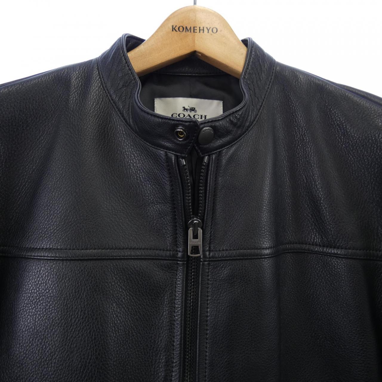 コーチ COACH F86594 レザーライダースジャケット