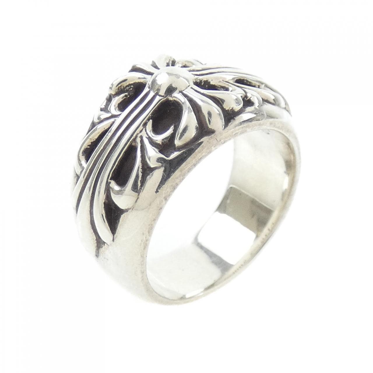 クロムハーツ CHROME HEARTS FLORAL CROSS フローラルクロス リング 207009009SLV RING