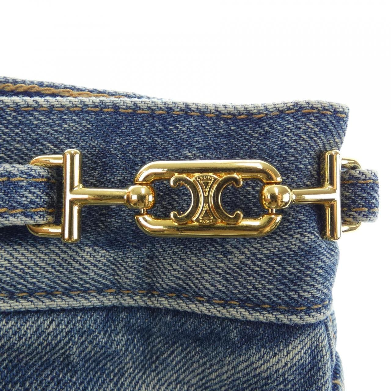 セリーヌ CELINE マーガレット ユニオンウォッシュ トリオンフ TRIOMPHE 2N861930F ジーンズ