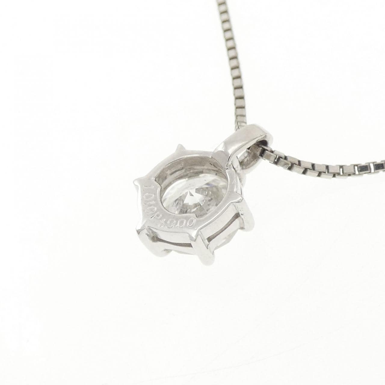 PT900/PT850 ソリティア ダイヤモンド ネックレス 1.010CT