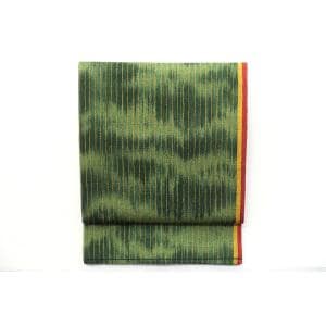 [Unused items] Summer bag obi pongee weave Zento pattern