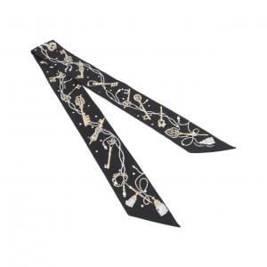 エルメス LES CLES A POIS ツイリー 063871S スカーフ