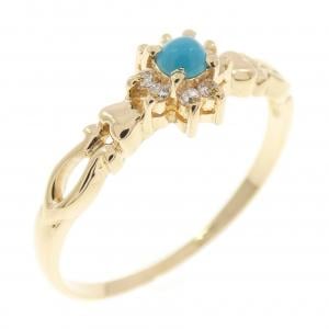K18YG ターコイズ リング