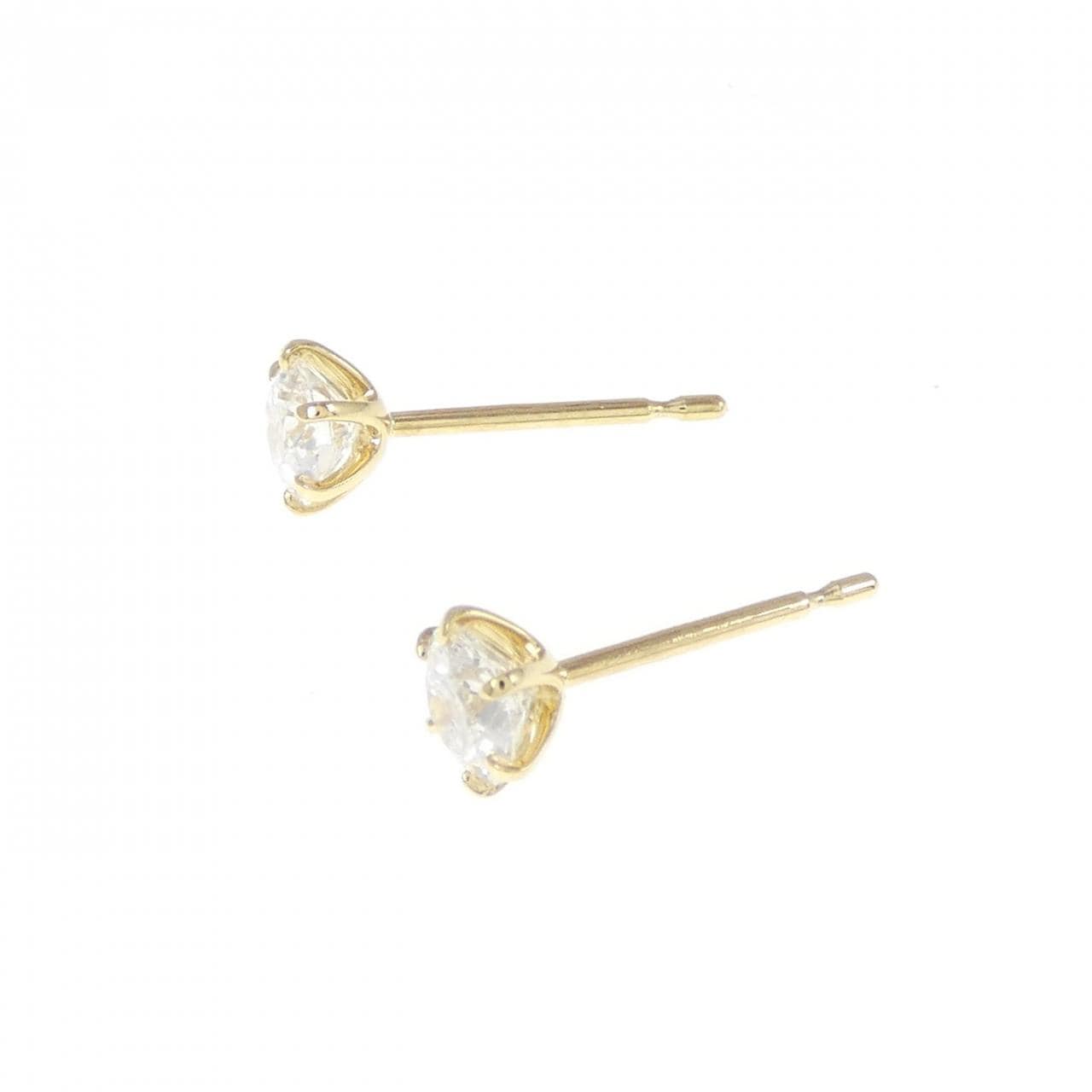 [Remake] K18YG/ST Diamond Earrings 0.310CT 0.310CT D VS2 EXT