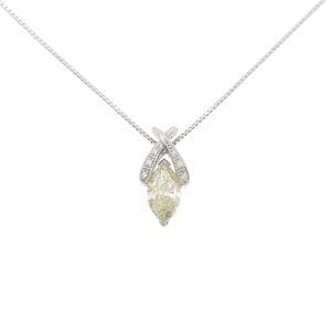 PT900/PT850 ダイヤモンド ネックレス 1.034CT