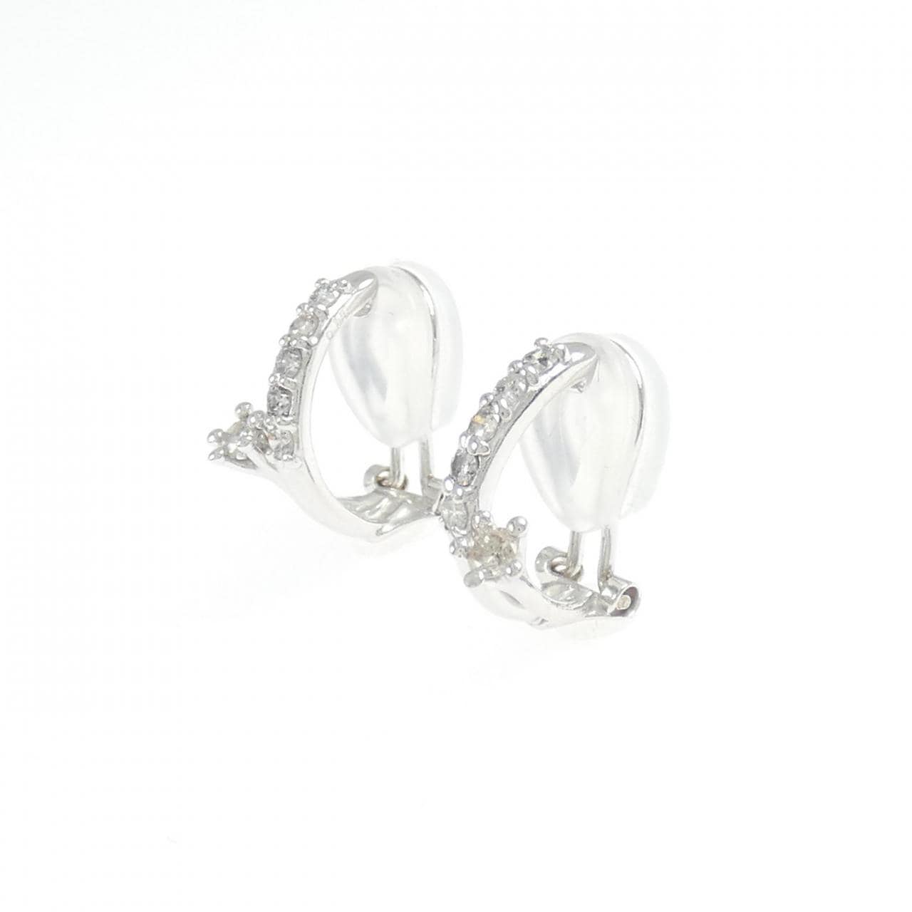 PT900/K14WG ダイヤモンド イヤリング 0.30CT