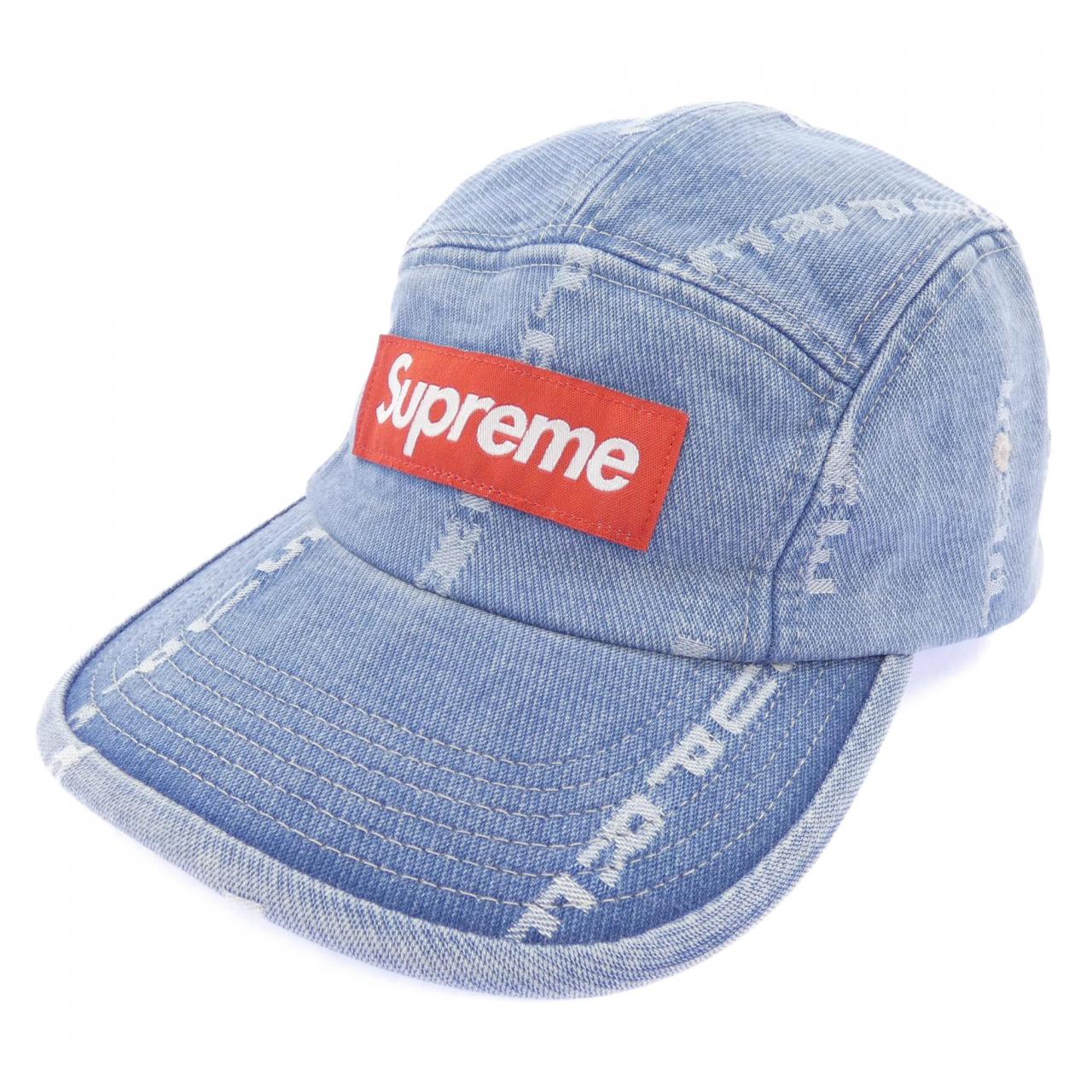 シュプリーム SUPREME Logo Stripe Jacquard キャップ