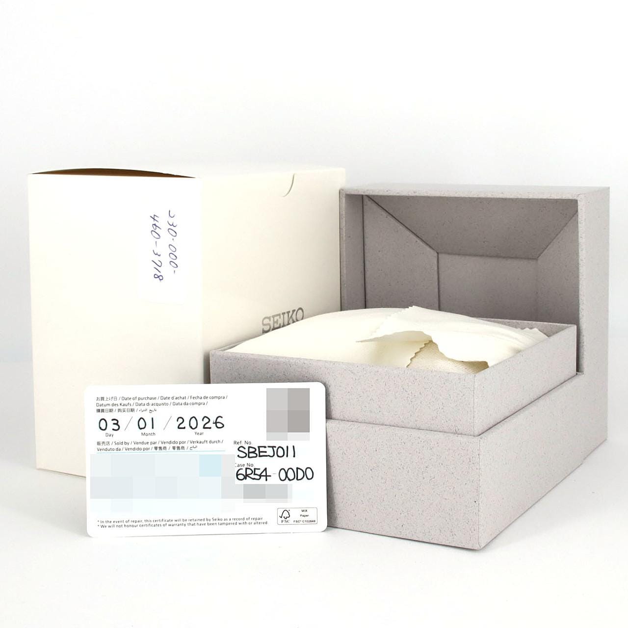 【ノーメンテナンス還元価格】セイコー プロスペックス 6R54-00D0/SBEJ011 SS 自動巻