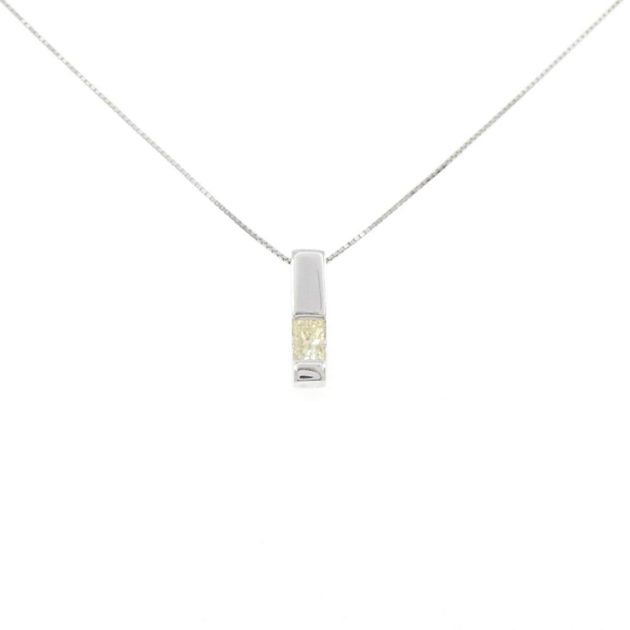 K18WG ダイヤモンド ネックレス 0.27CT