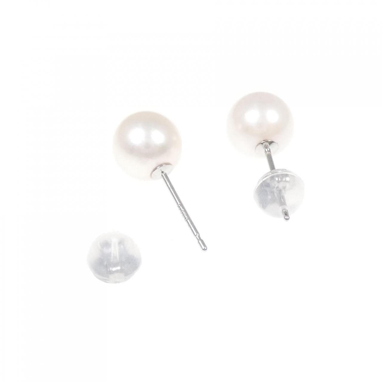 PT900 アコヤパール ピアス 7.4mm
