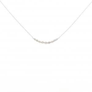 K18WG ダイヤモンド ネックレス 0.10CT