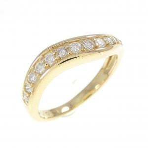 K18YG ダイヤモンド リング 0.30CT