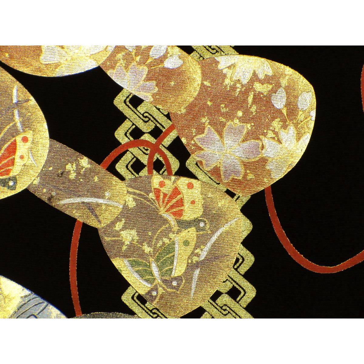 【未使用品】名古屋帯　金彩友禅