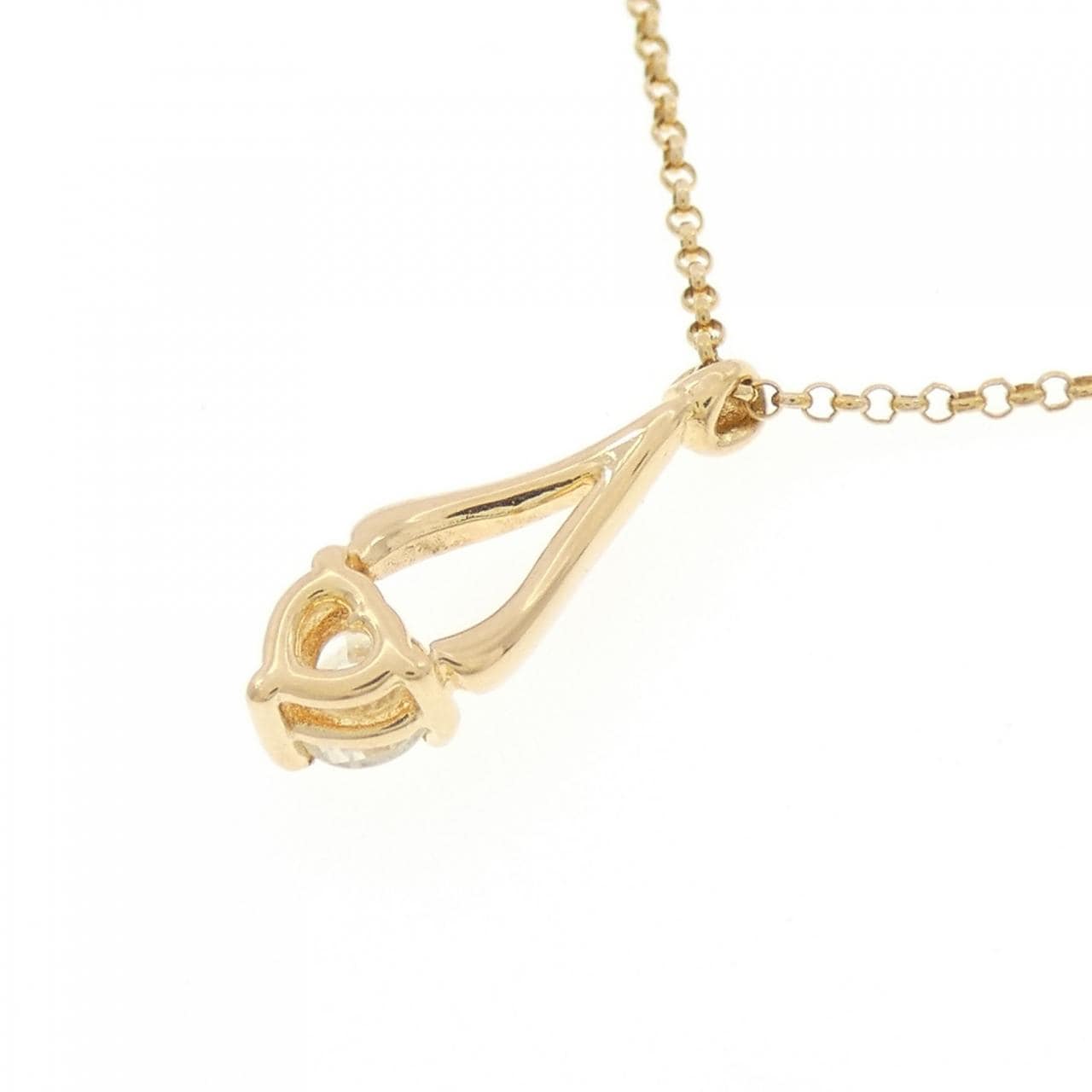 K18YG ダイヤモンド ネックレス 0.20CT