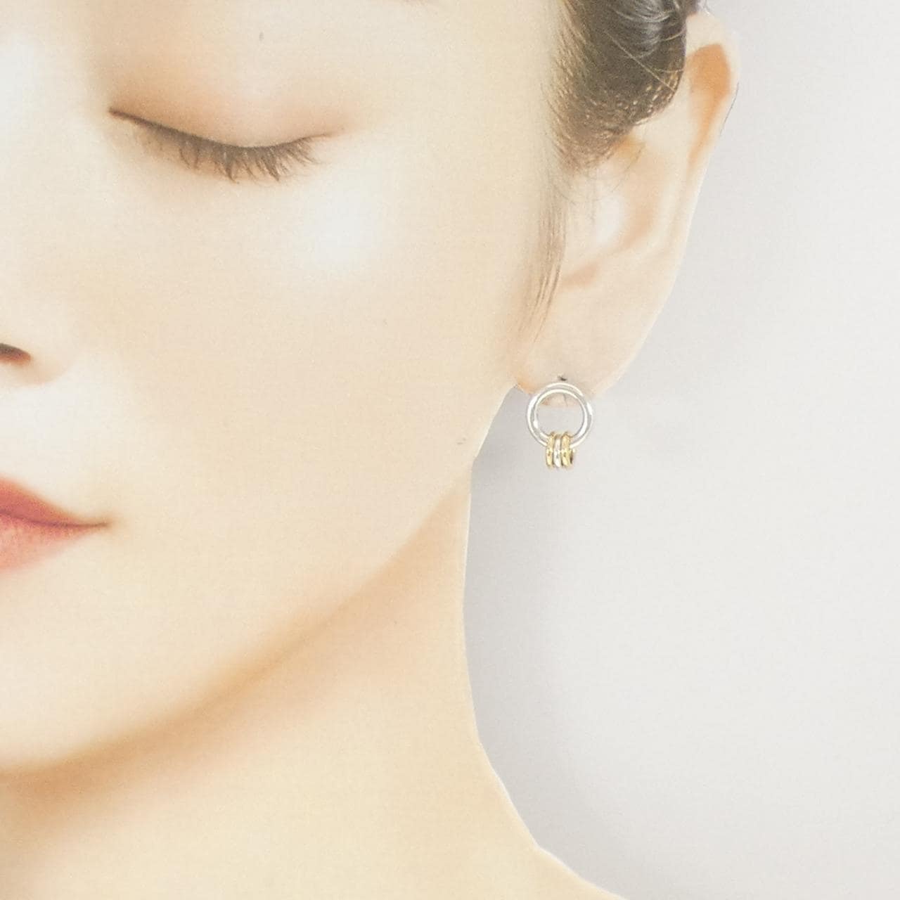 スピネリキルコリン 925/18KYG ピアス