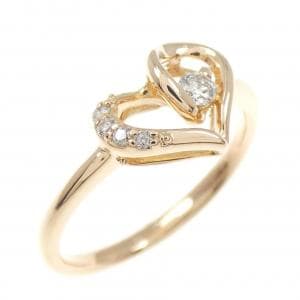 K18PG ダイヤモンド リング 0.08CT