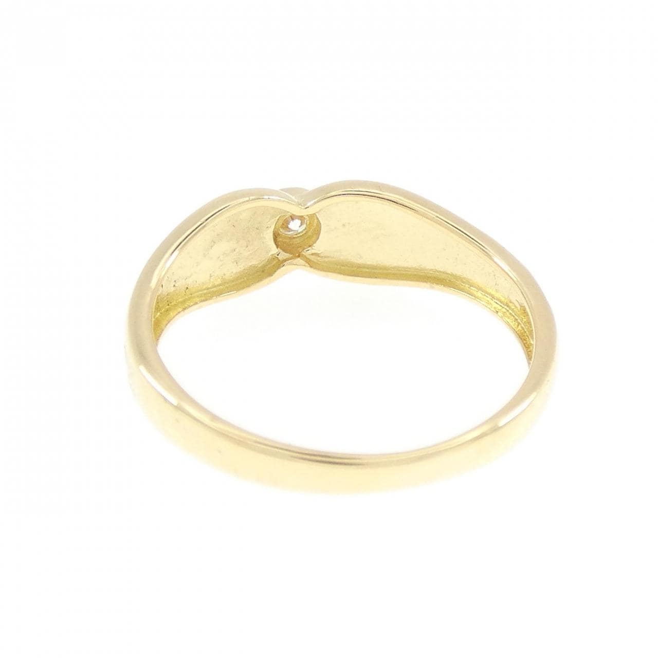 K18YG ダイヤモンド リング 0.04CT