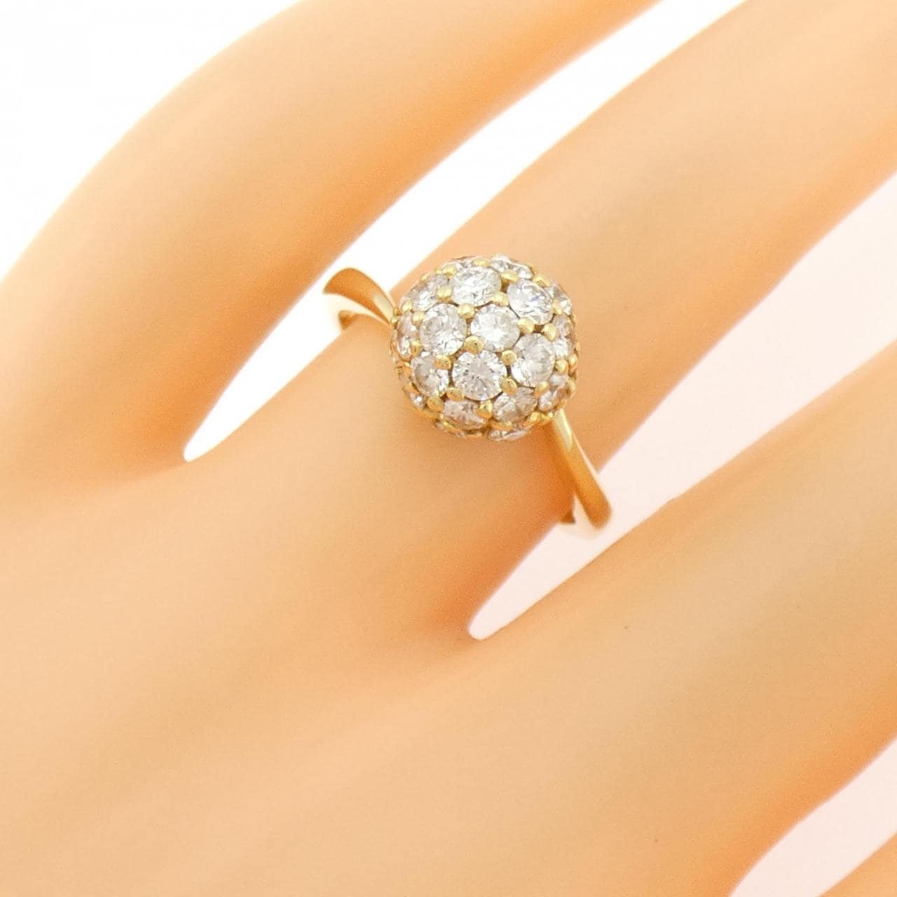 K18YG ダイヤモンド リング 1.20CT