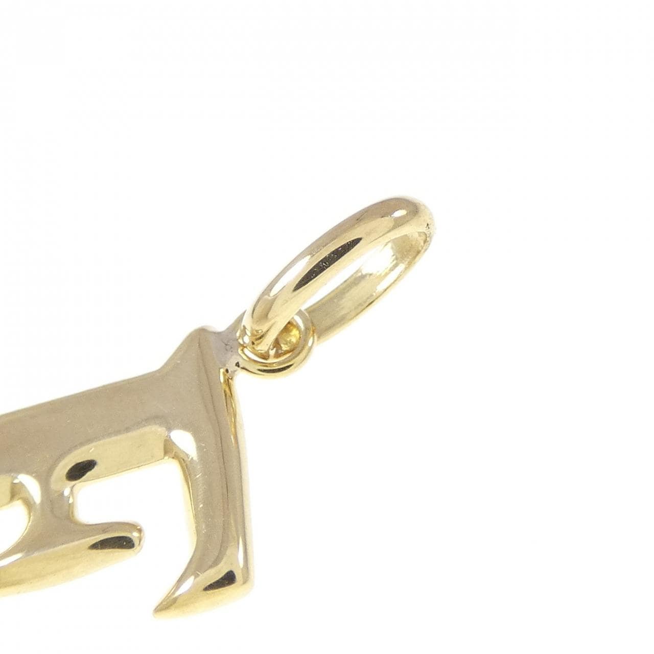 K18YG イニシャルE ペンダント