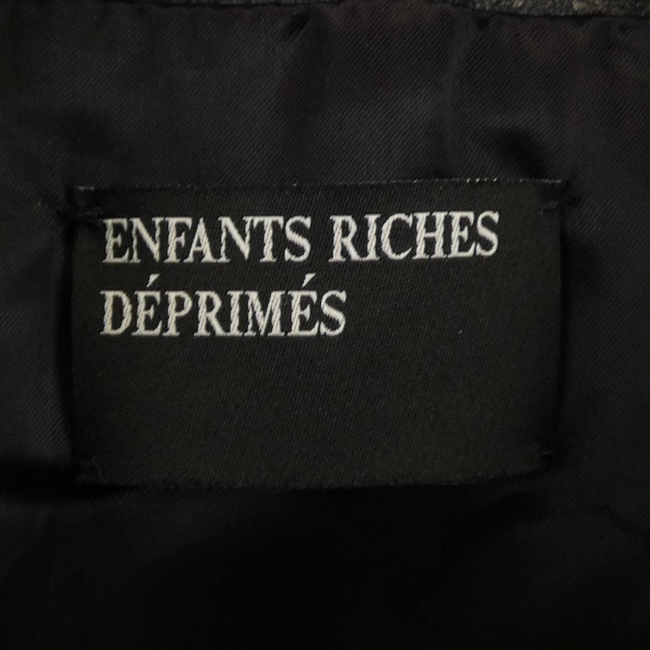 アンファンリッシュデプリメ ENFANTS RICHES DEPRIME レザーライダースジャケット