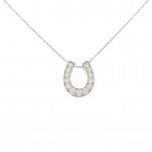 PT950/PT850 ホースシュー ダイヤモンド ネックレス 1.00CT