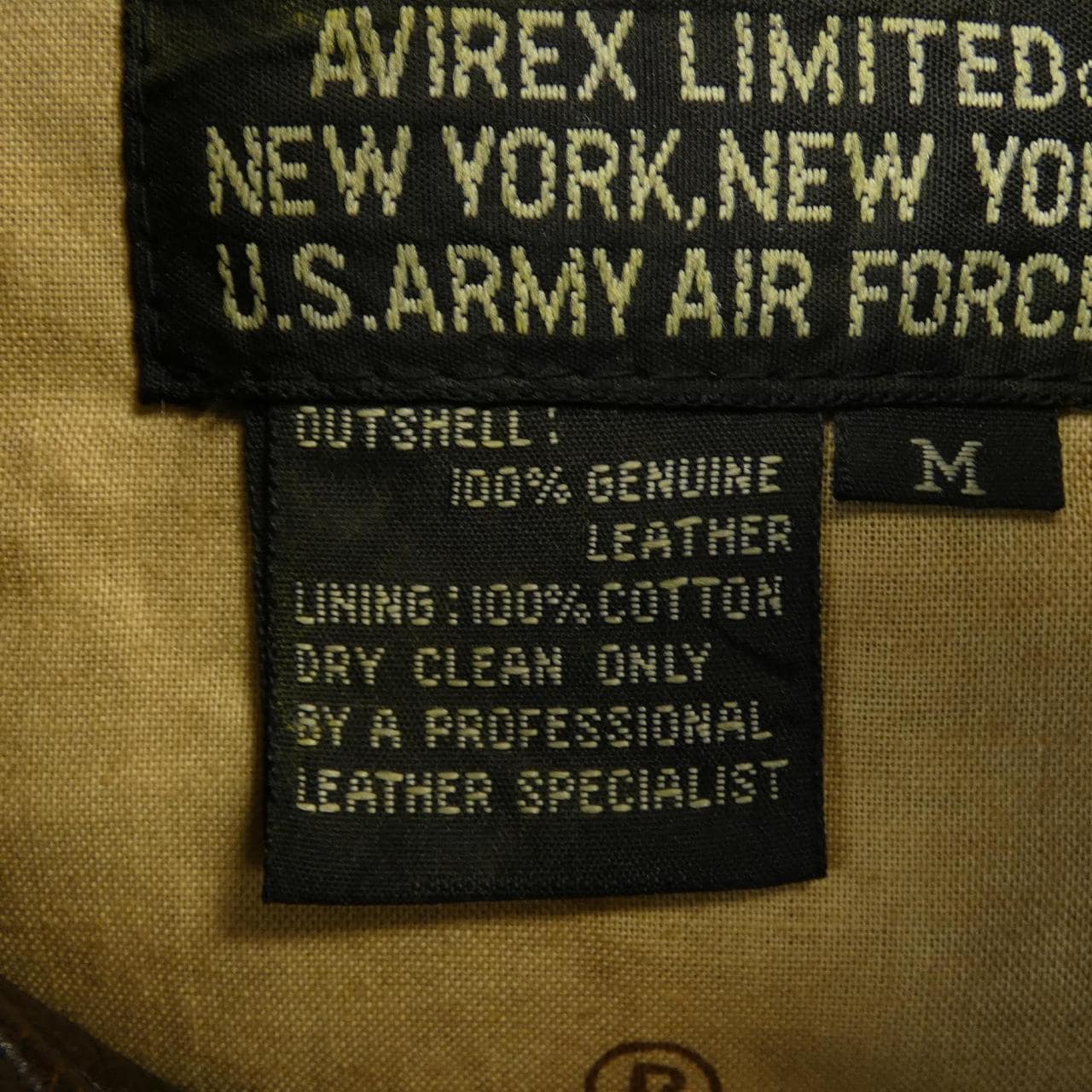 アヴィレックス AVIREX B-9 レザーベスト
