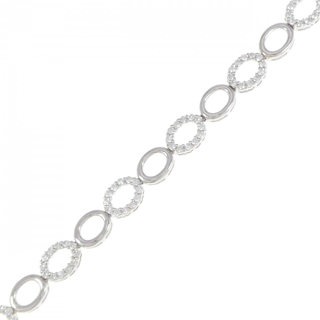 K18WG Diamond bracelet 1.75CT