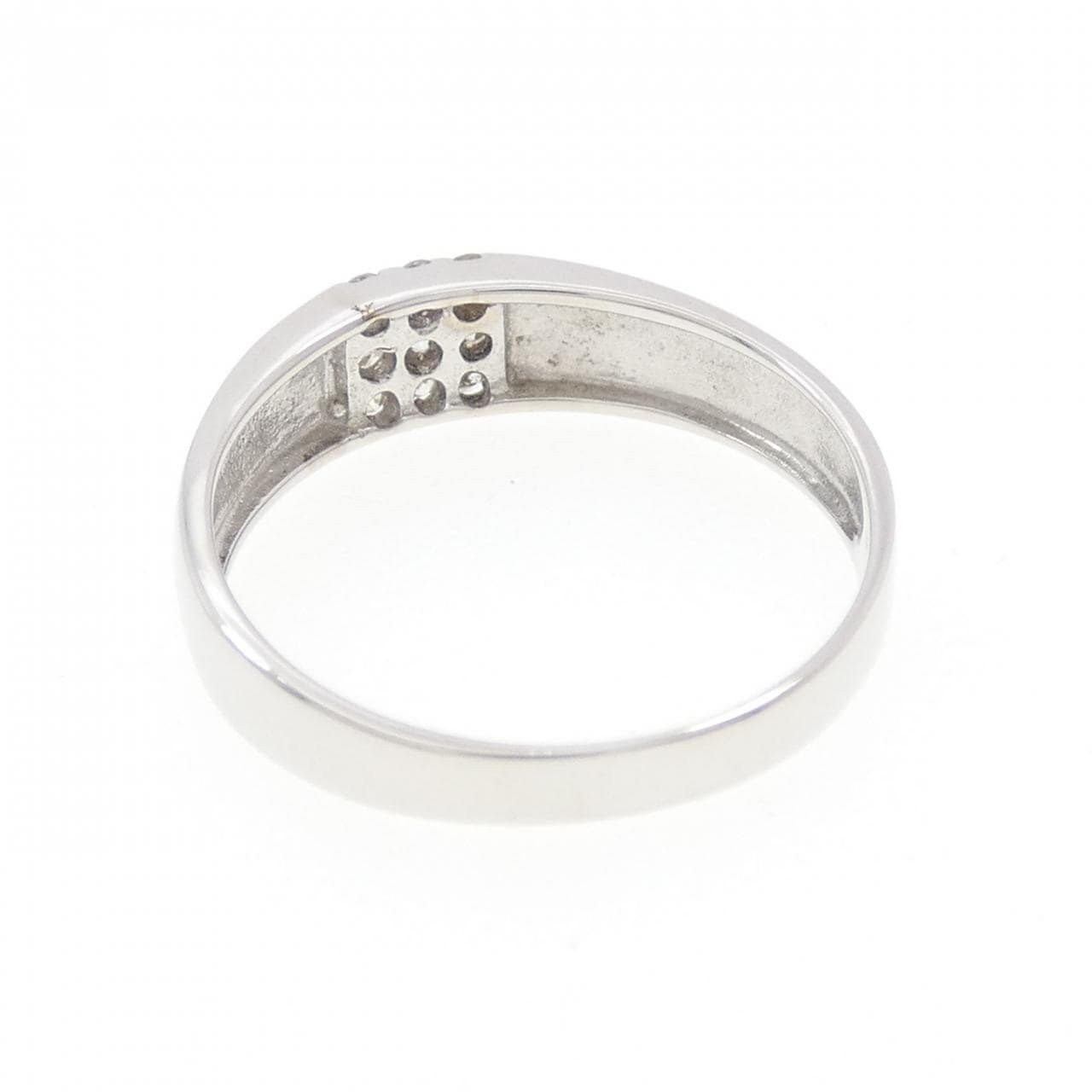 K14WG ダイヤモンド リング 0.09CT