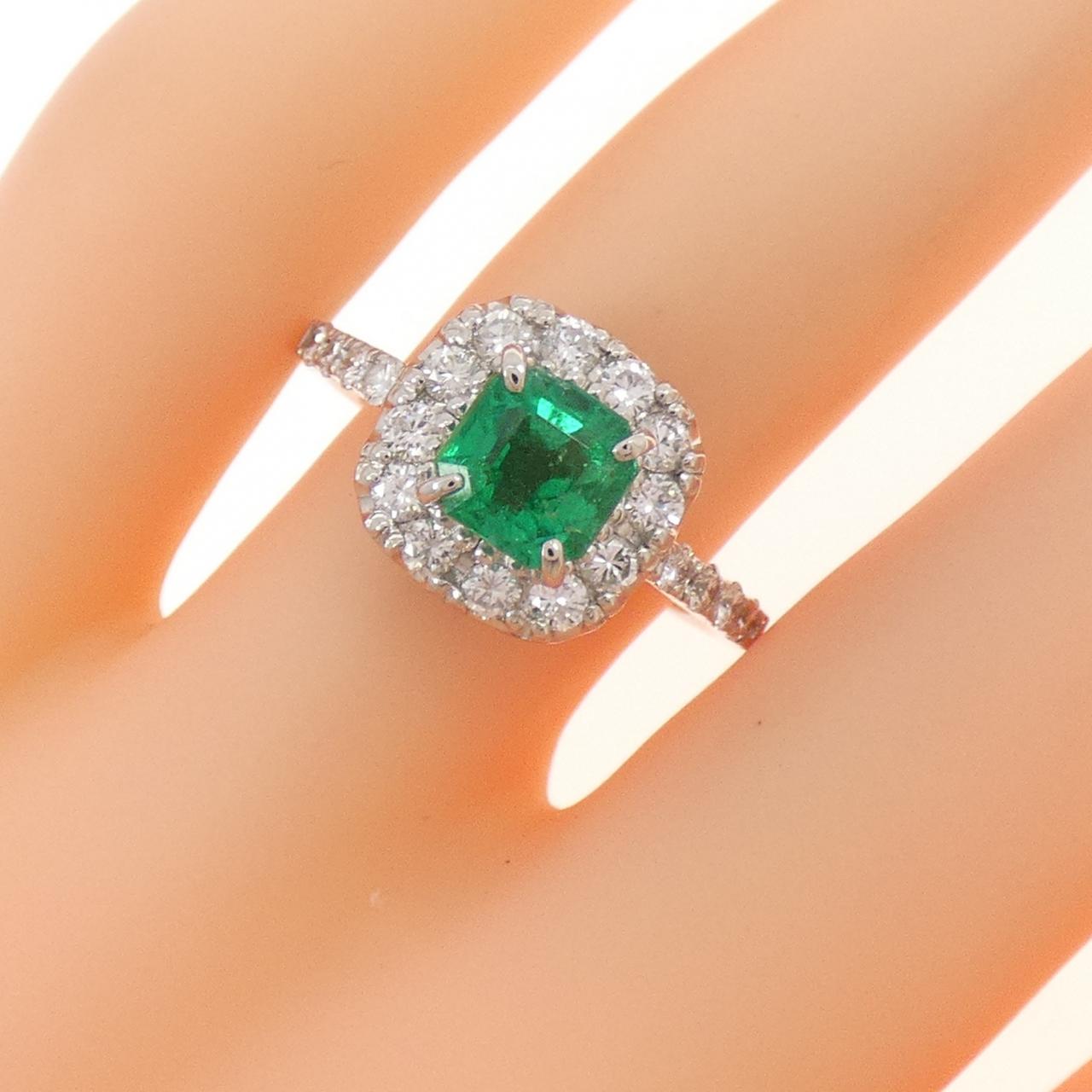 PT900 エメラルド リング 1.15CT