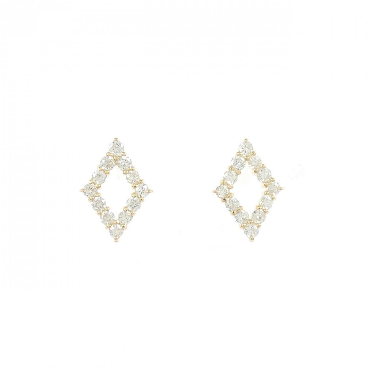 【リメイク】K18YG ダイヤモンド ピアス 0.20CT