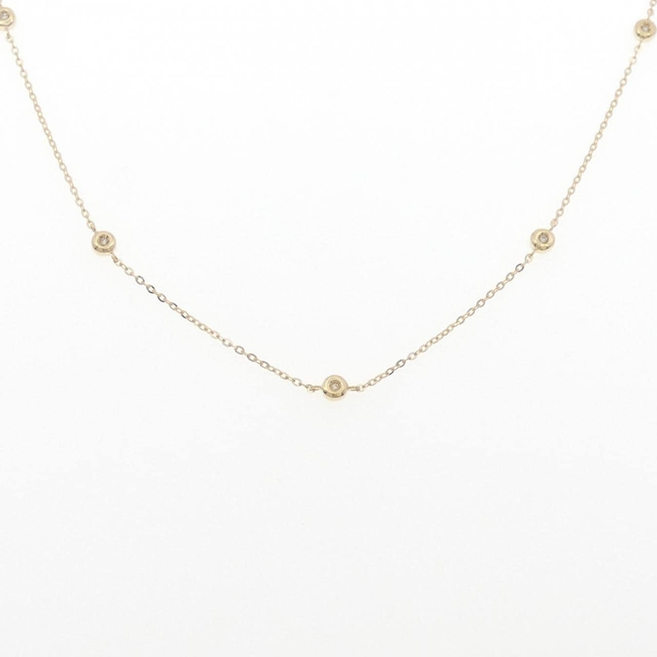 K18YG ダイヤモンド ネックレス 0.2CT