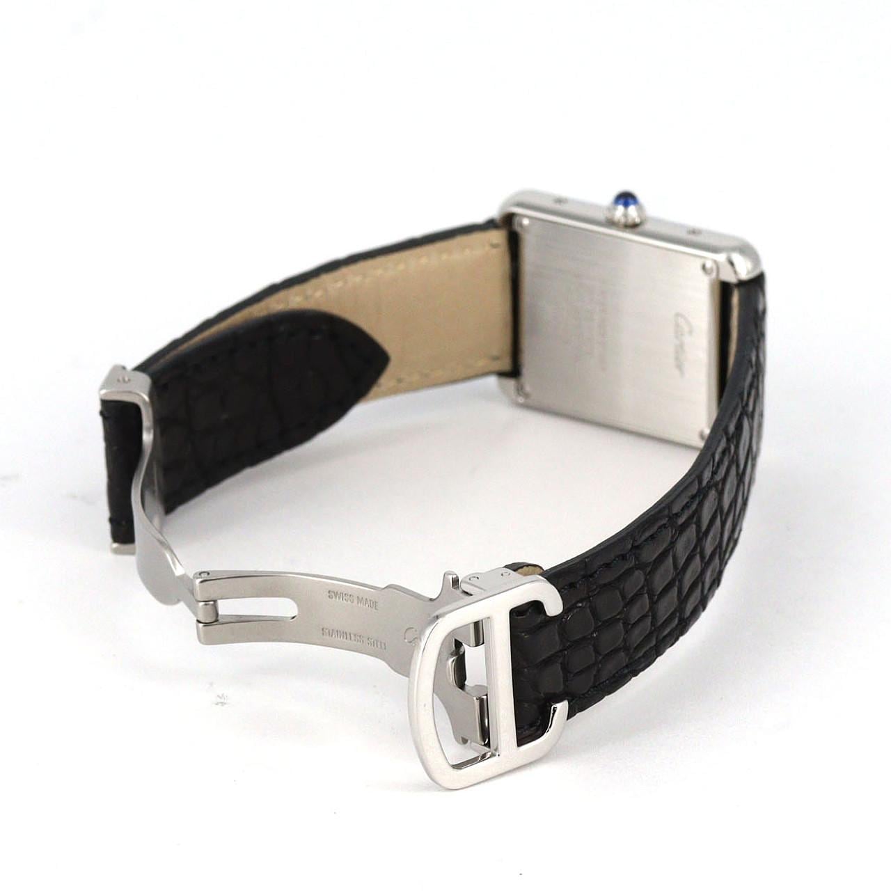 カルティエ タンクソロ･インデックスアニメーションSM W5200018 SS クォーツ