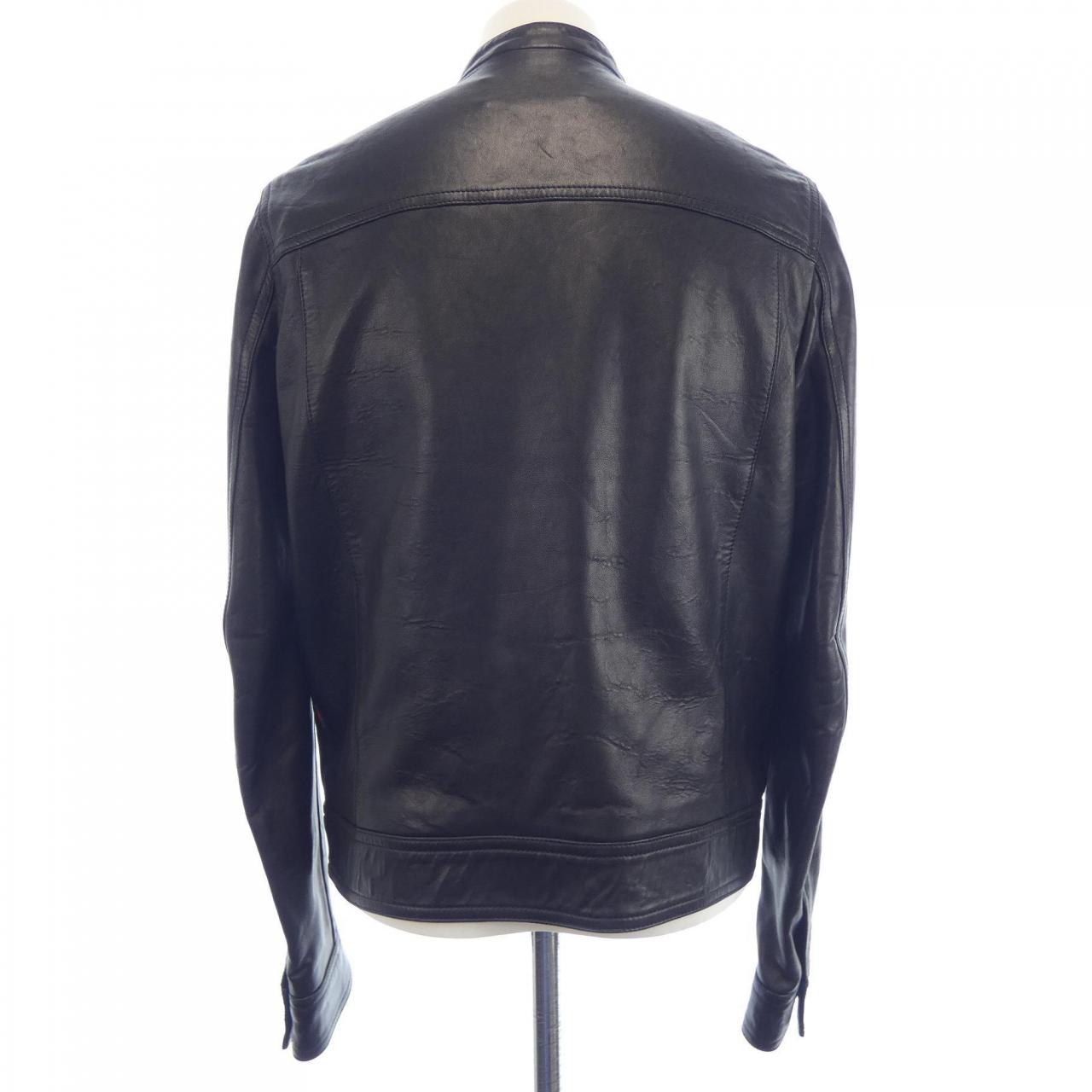 グッチ GUCCI 264857-XN571 レザーライダースジャケット