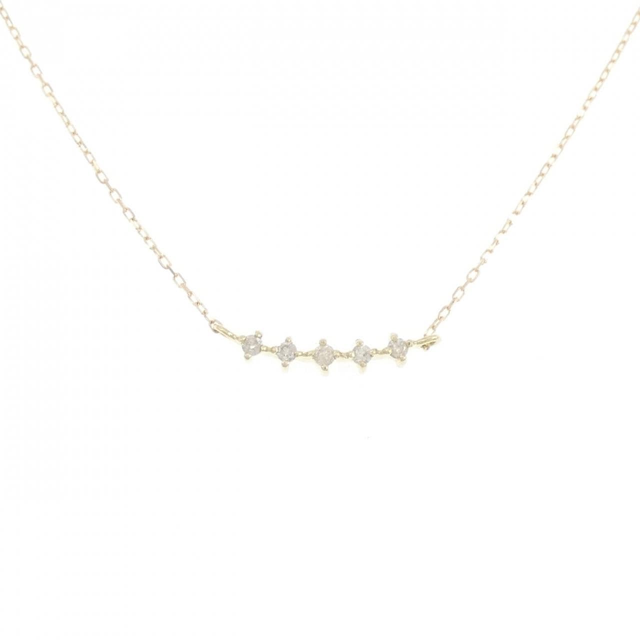 K10YG ダイヤモンド ネックレス 0.05CT