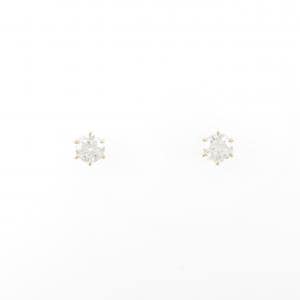 [BRAND NEW] K18YG Diamond Earrings 0.41CT 0.40CT F SI1 3EXT