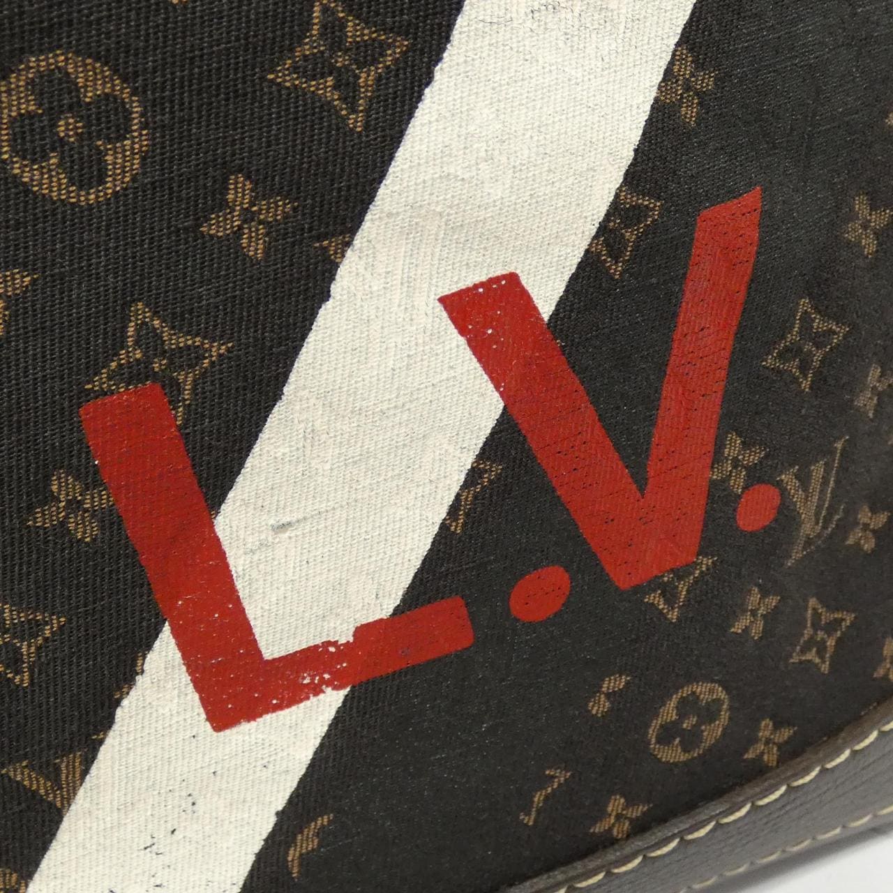 LOUIS VUITTON Monogram Mini Initial Isfahan M40017 Boston Bag