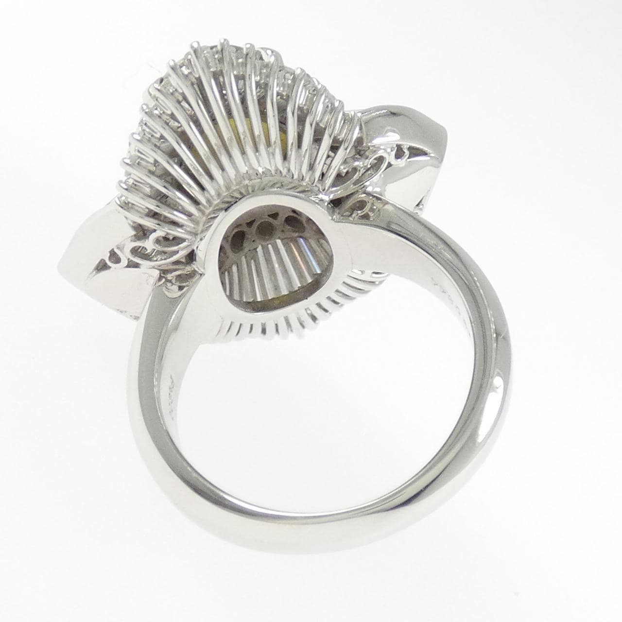PT900 クリソベリルキャッツアイ リング 6.29CT