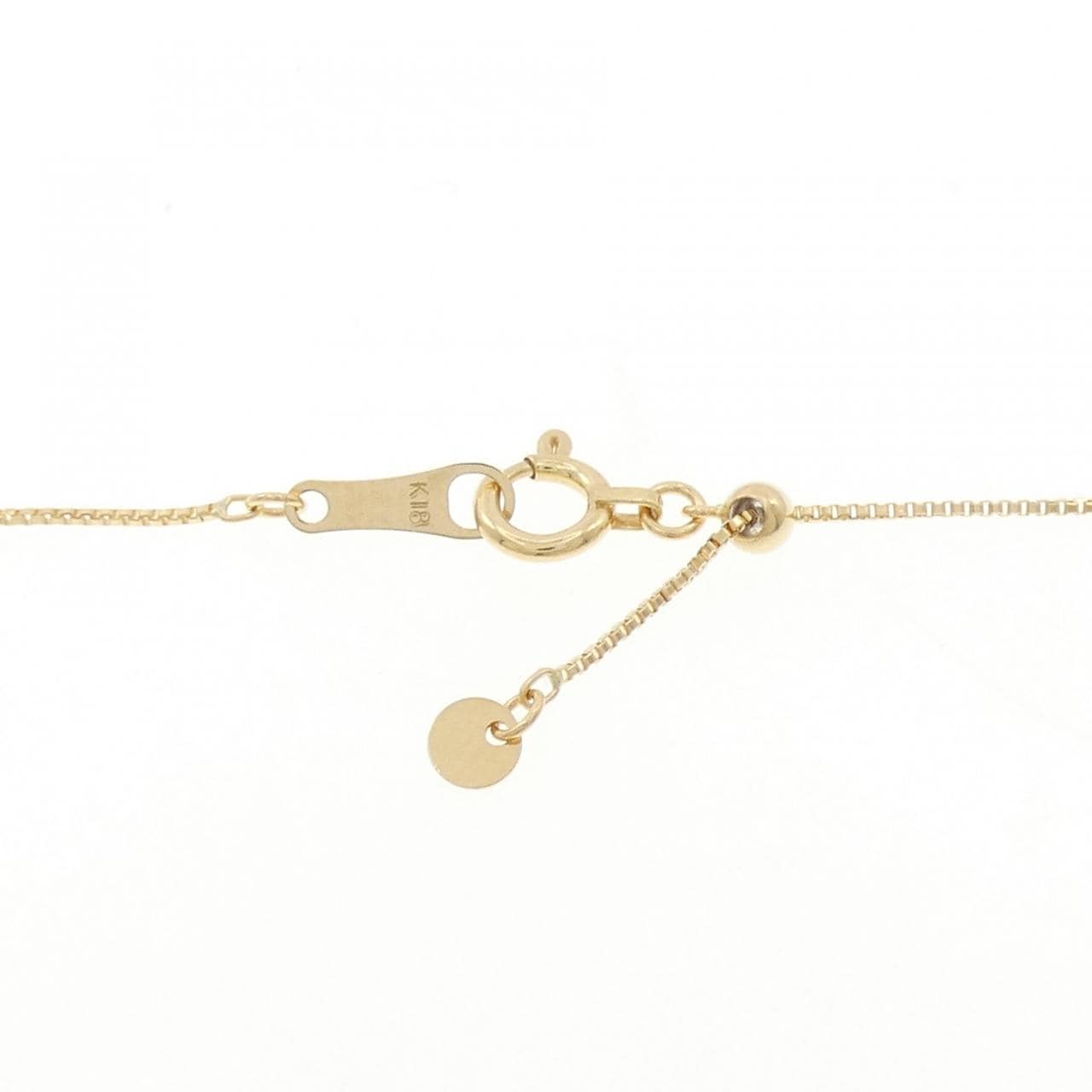 K18YG ダイヤモンド ネックレス 0.32CT