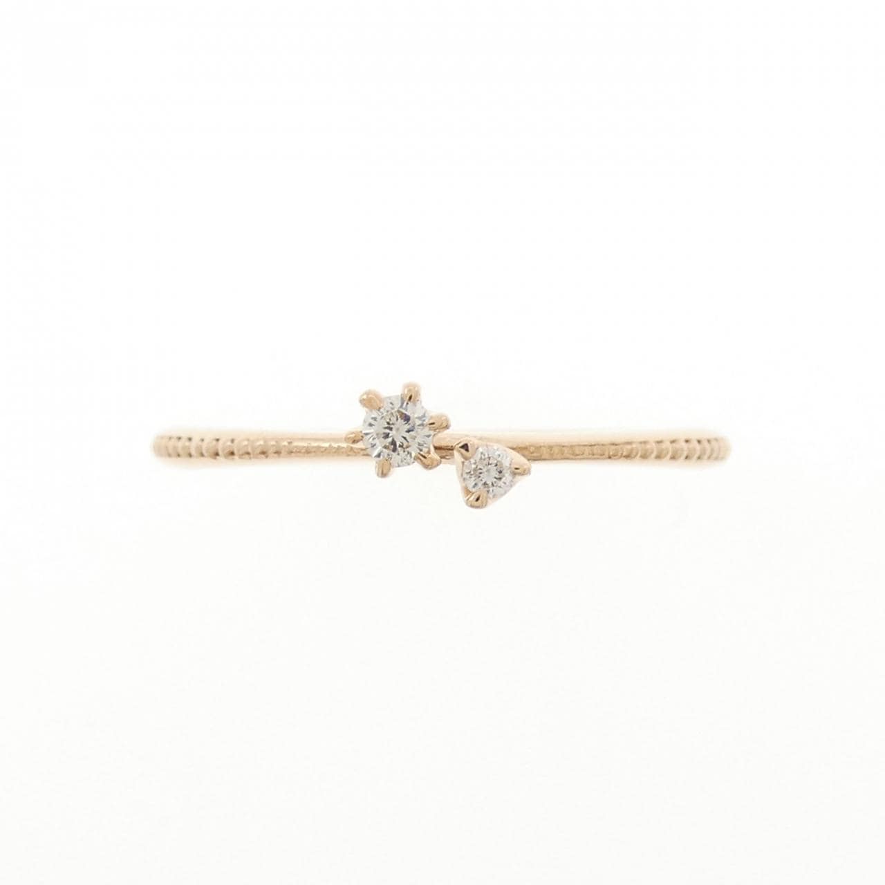 アガット ダイヤモンド リング 0.04CT