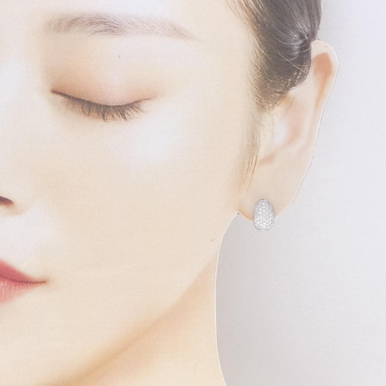 ポンテヴェキオ ダイヤモンド ピアス 0.76CT