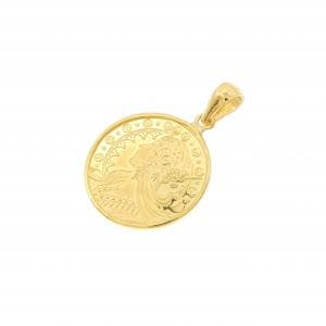 K24YG(枠) コイン ペンダント