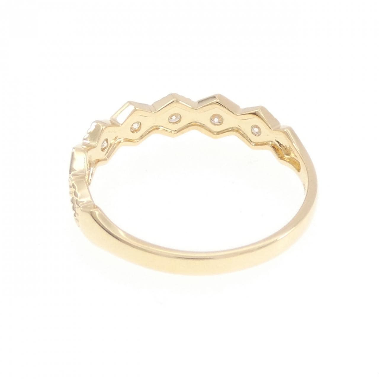 K18YG ダイヤモンド リング 0.12CT