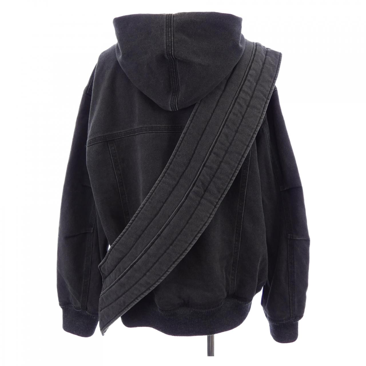 ルイヴィトン LOUIS VUITTON ジップスローデニムフーディウィズサッシュアンドパッチ HHA61WRDH ブルゾン
