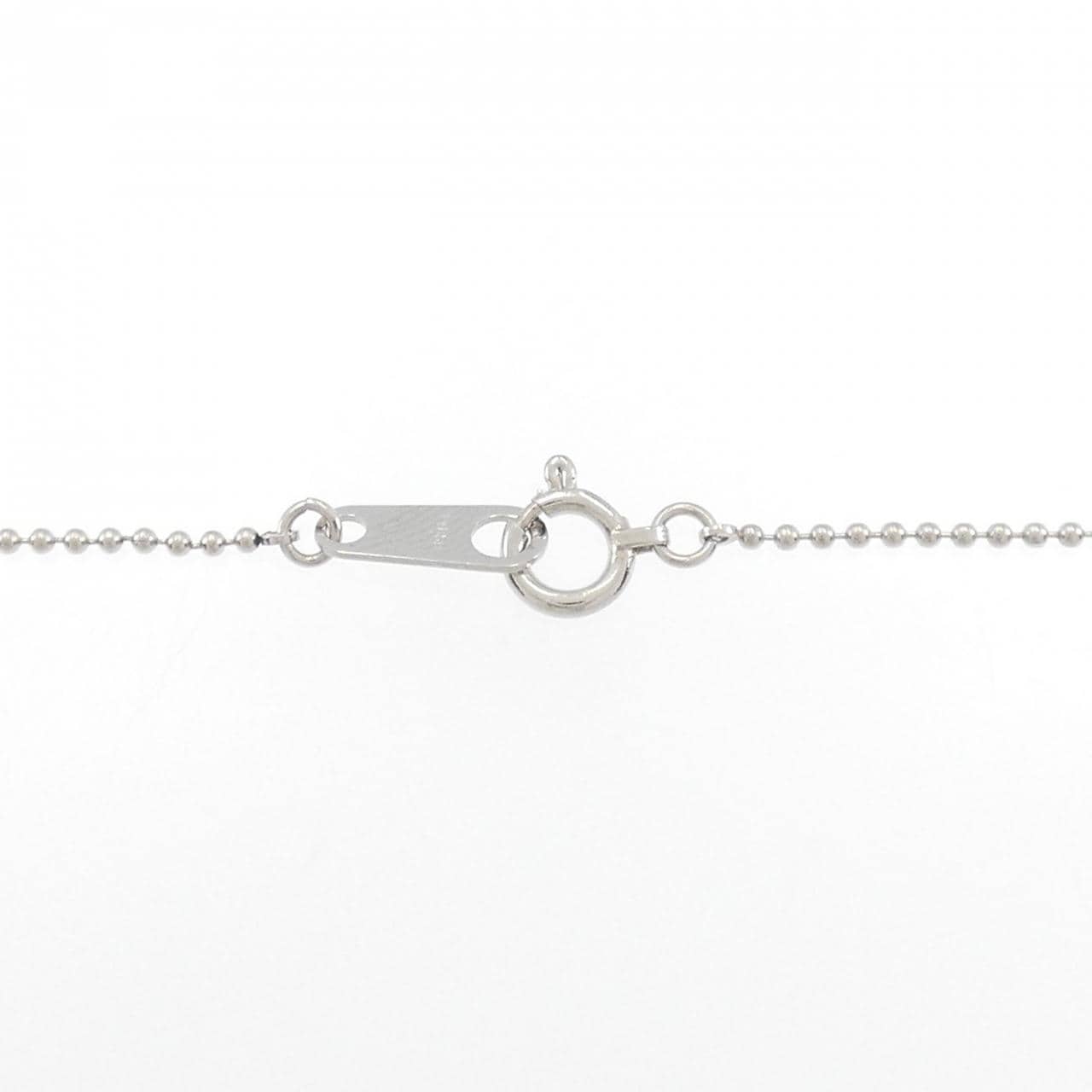 K18YG/PT900/PT850 ダイヤモンド ネックレス 0.50CT