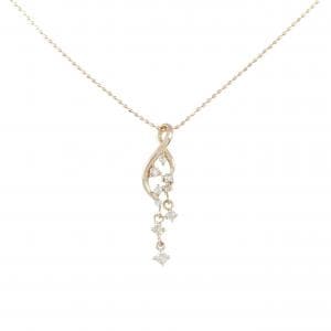 K18PG ダイヤモンド ネックレス 0.15CT