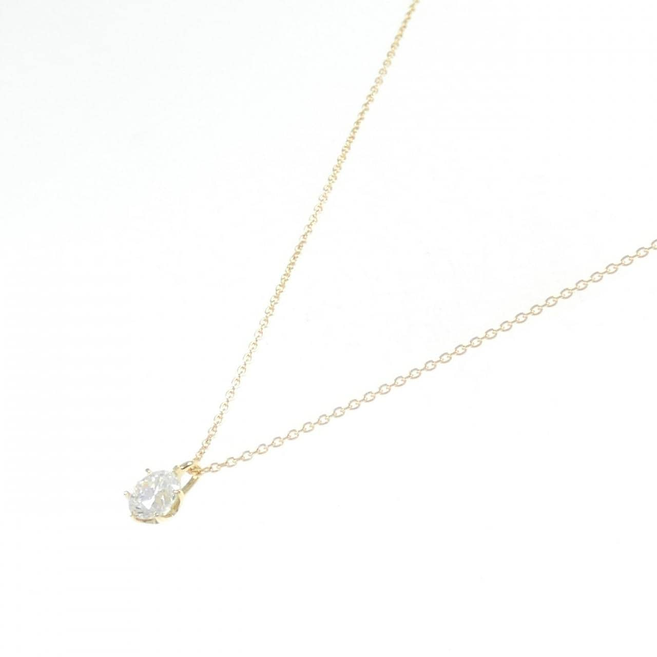 [Remake] K18YG Diamond Necklace 0.440CT G SI1 Good