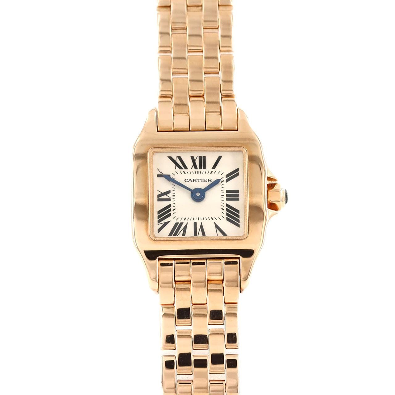 Cartier Mini Santos de Moiselle PG W25077X9 PG/RG石英