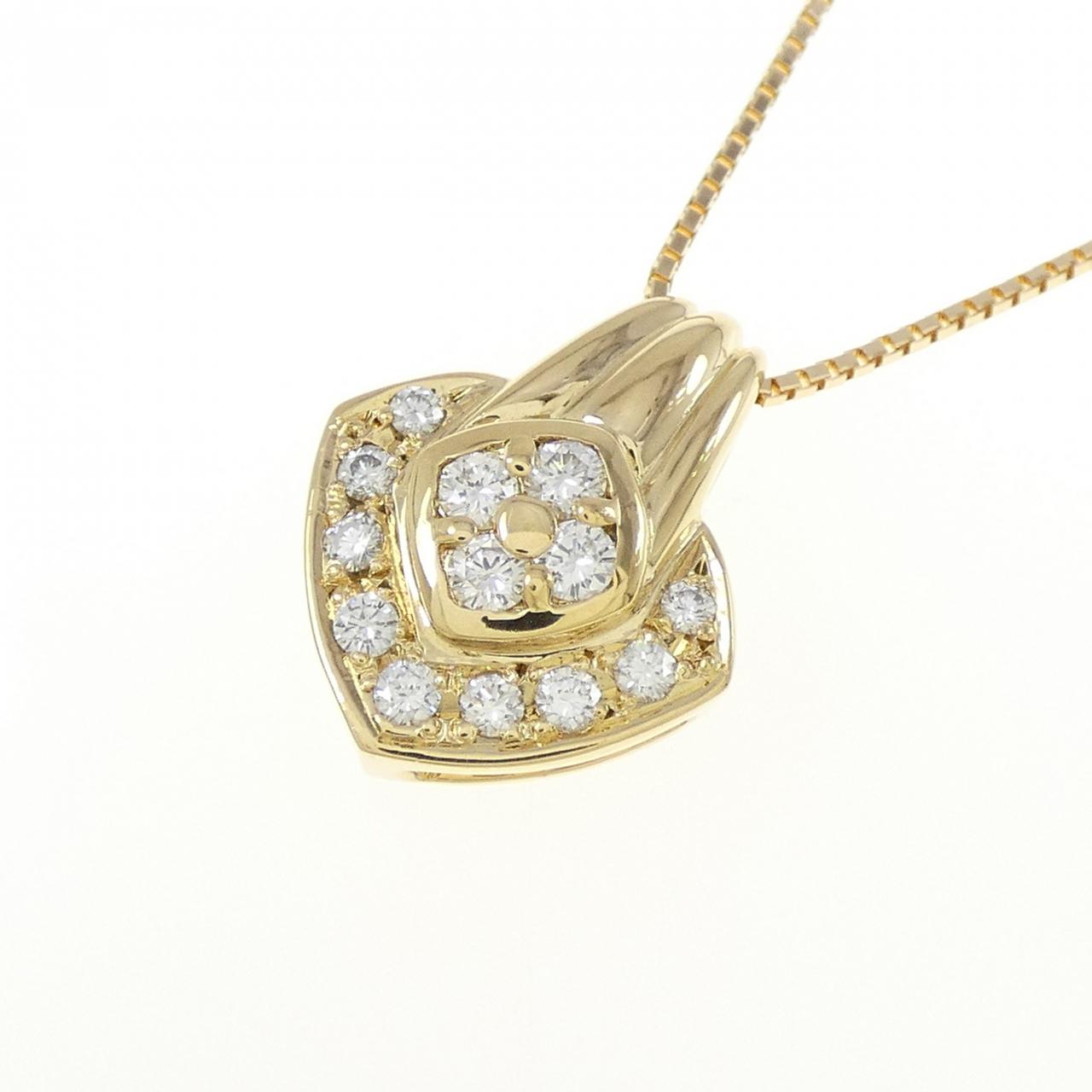 K18YG ダイヤモンド ネックレス 0.29CT