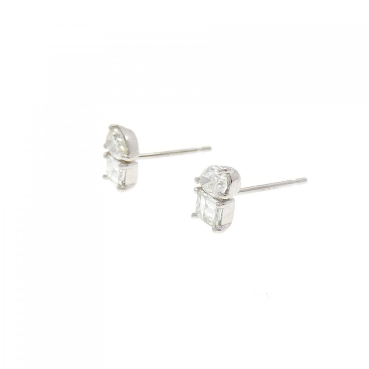 【新品】PT900 ダイヤモンド ピアス 0.66CT
