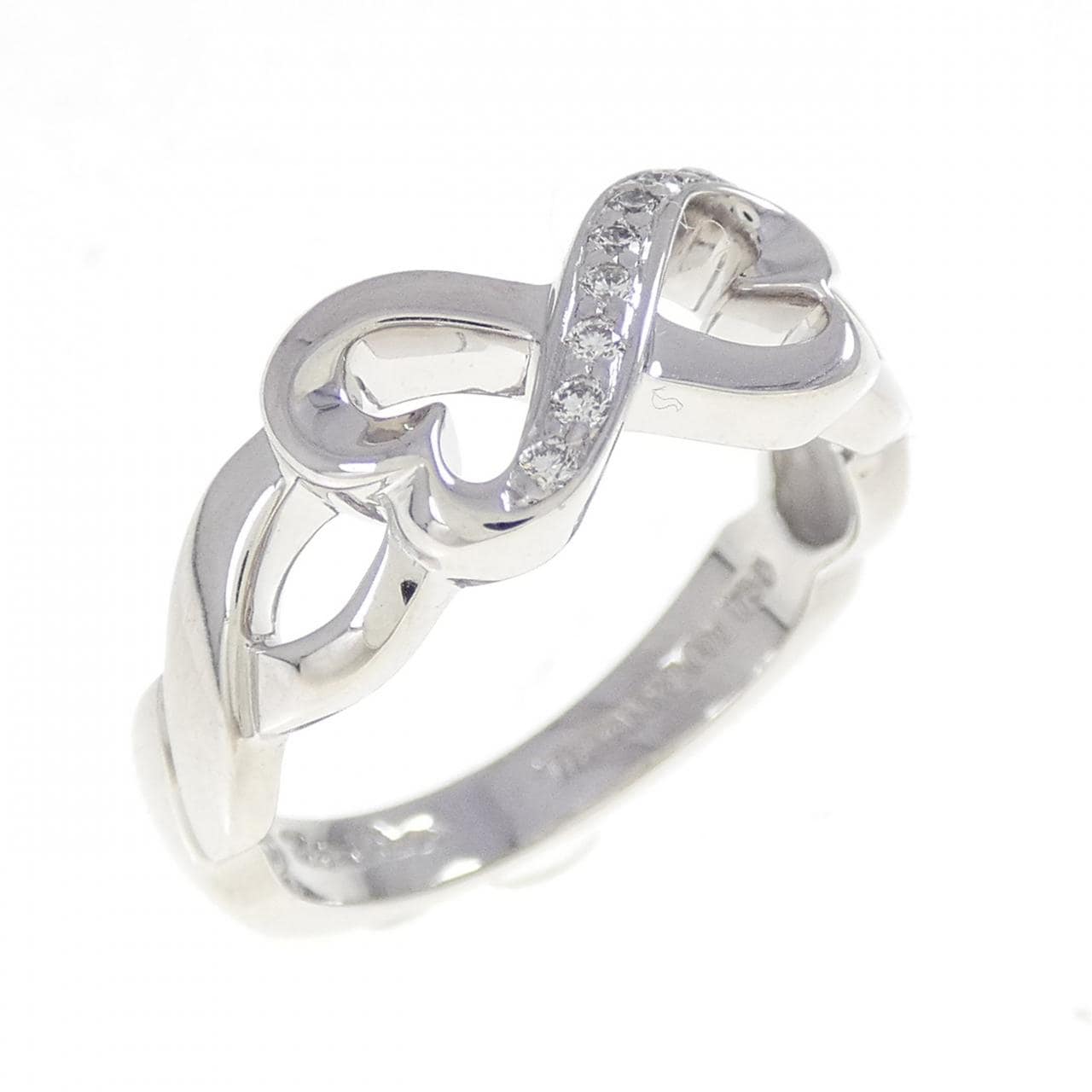 ティファニー ダブルラビングハート リング